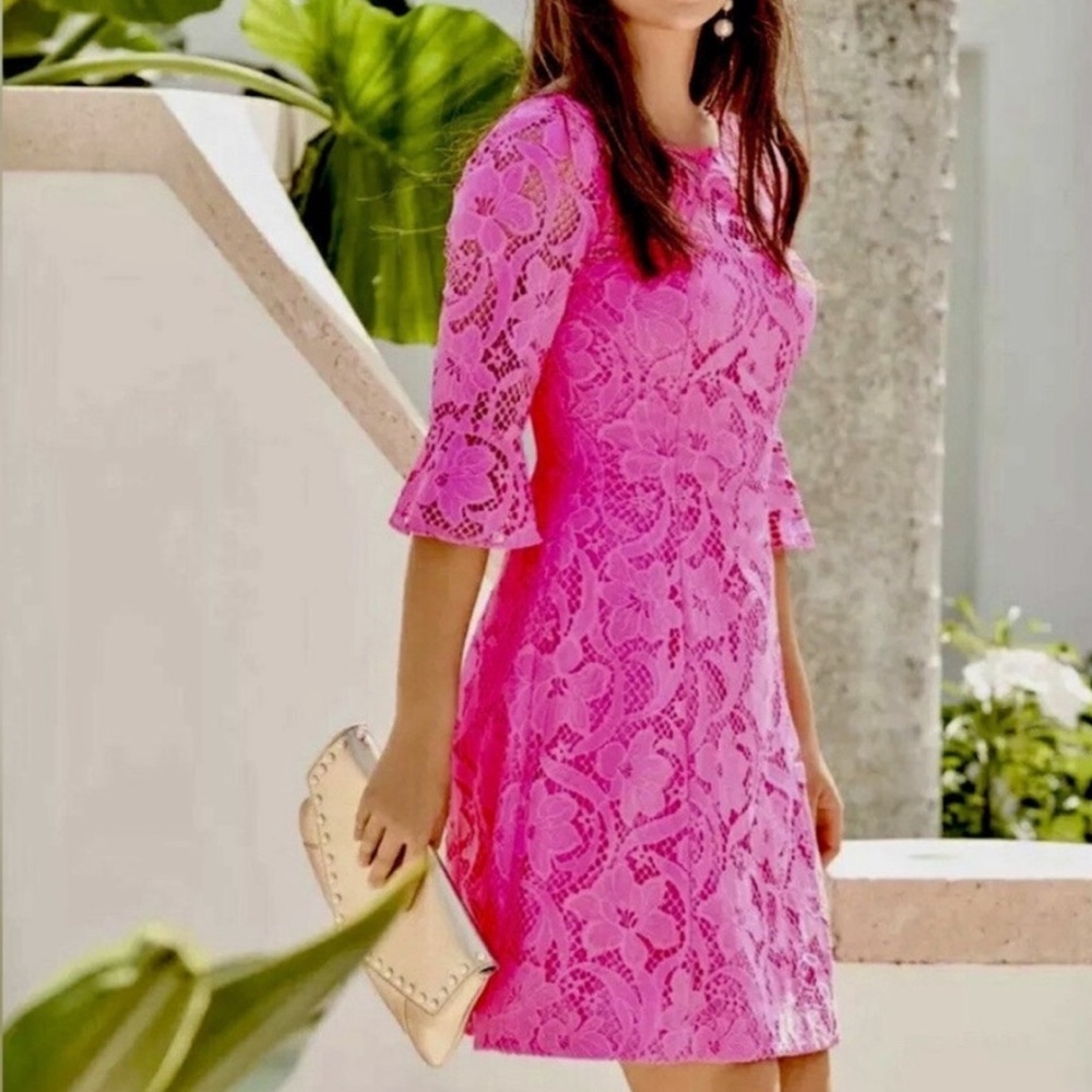Lilly Pulitzer Allyson Lace Dress EUC